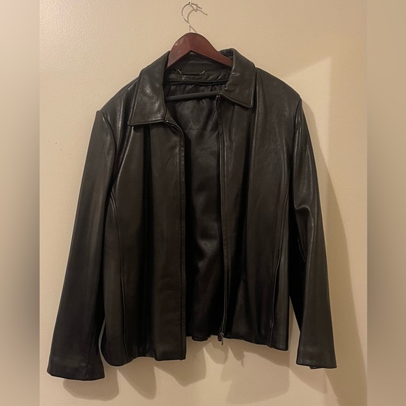 100 Percent Genuine Leather Jacket Size XL - Picture 1 of 9